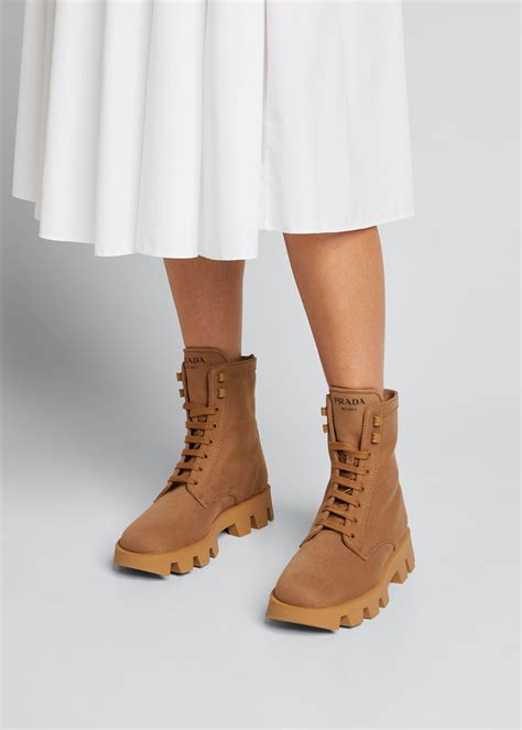 prada knee high boots|prada lug sole combat boot.